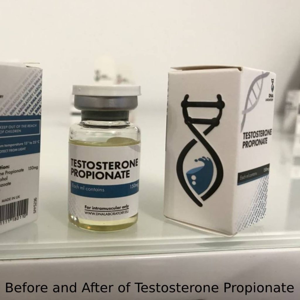 Before and After of Testosterone Propionate